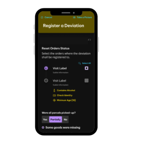 et skjermbilde av en telefon
